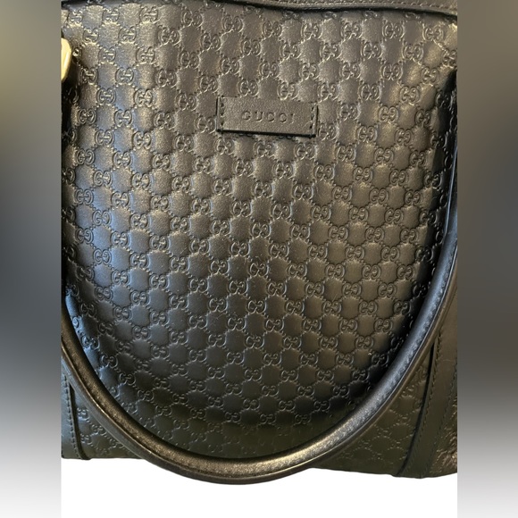 GUCCI Microguccissima Medium Satchel Black - Picture 3 of 17